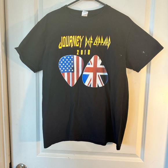 Journey Def Leppard 2018 Official Tour T-Shirt, size Large - Picture 5 of 7